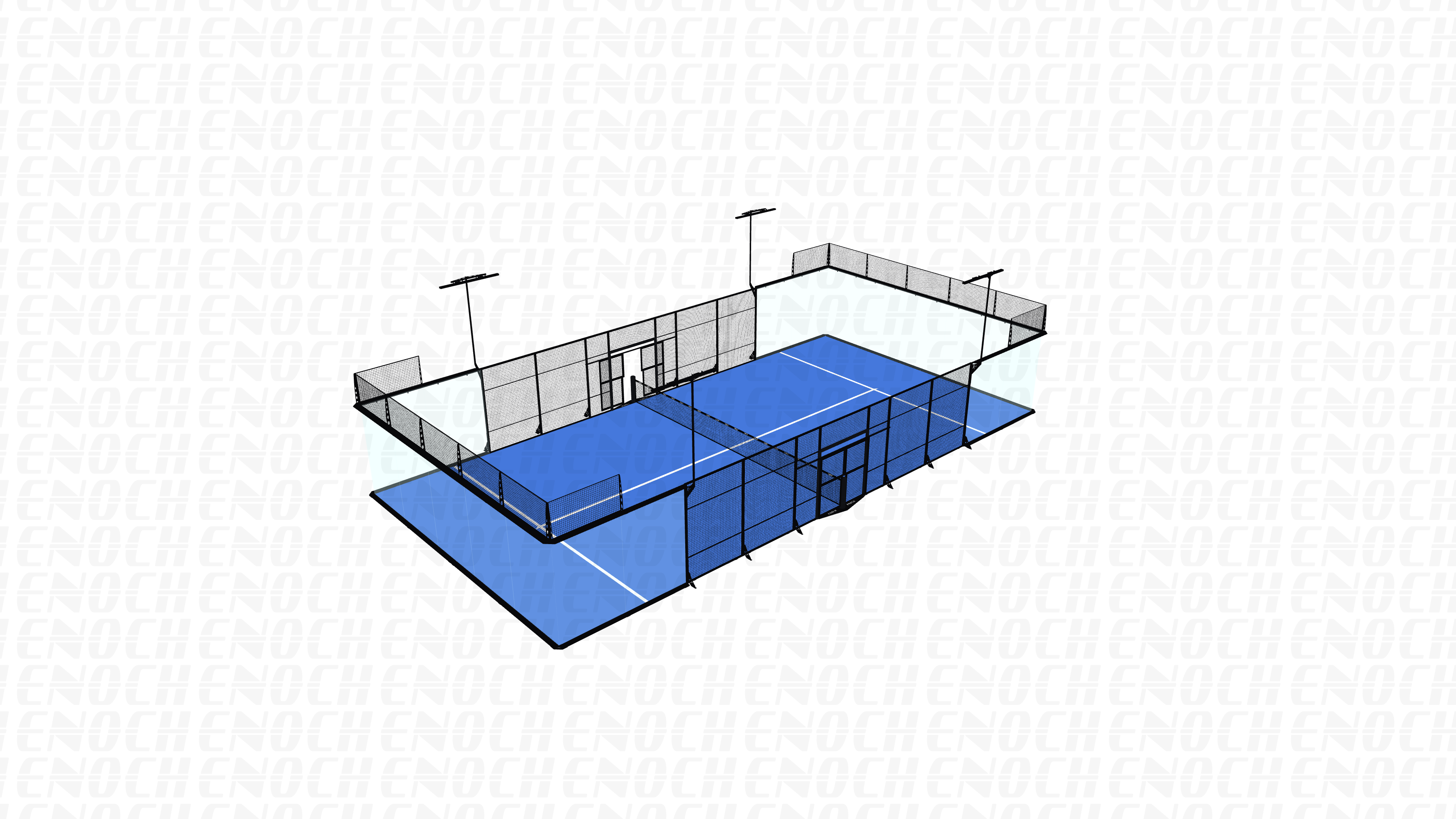 New FULL panoramic padel court