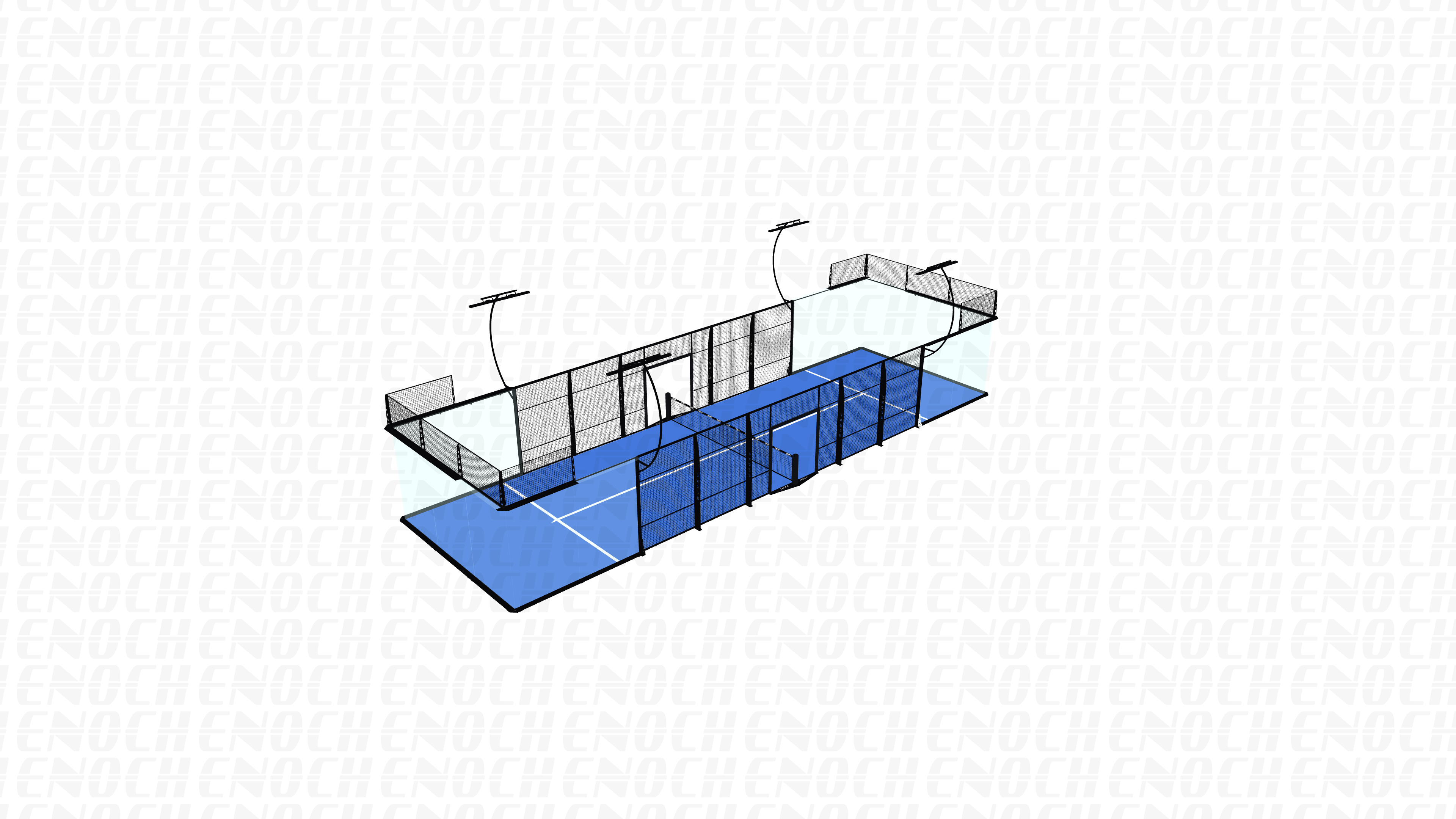 Single Super Panoramic padel court
